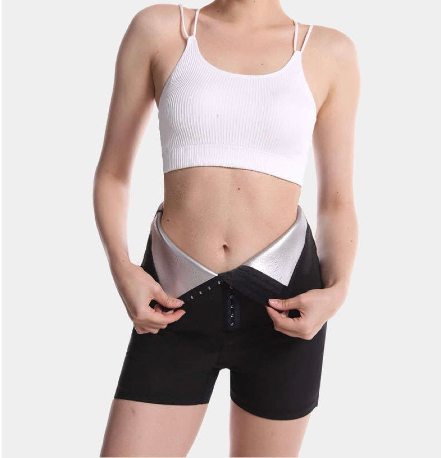 Sauna body shaper biker shorts